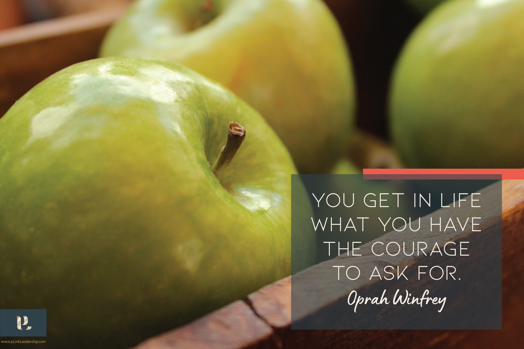 "You get in life what you have the courage to ask for." Oprah Winfrey